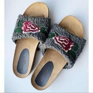 Rock and Candy • Embroidered Floral Sandals